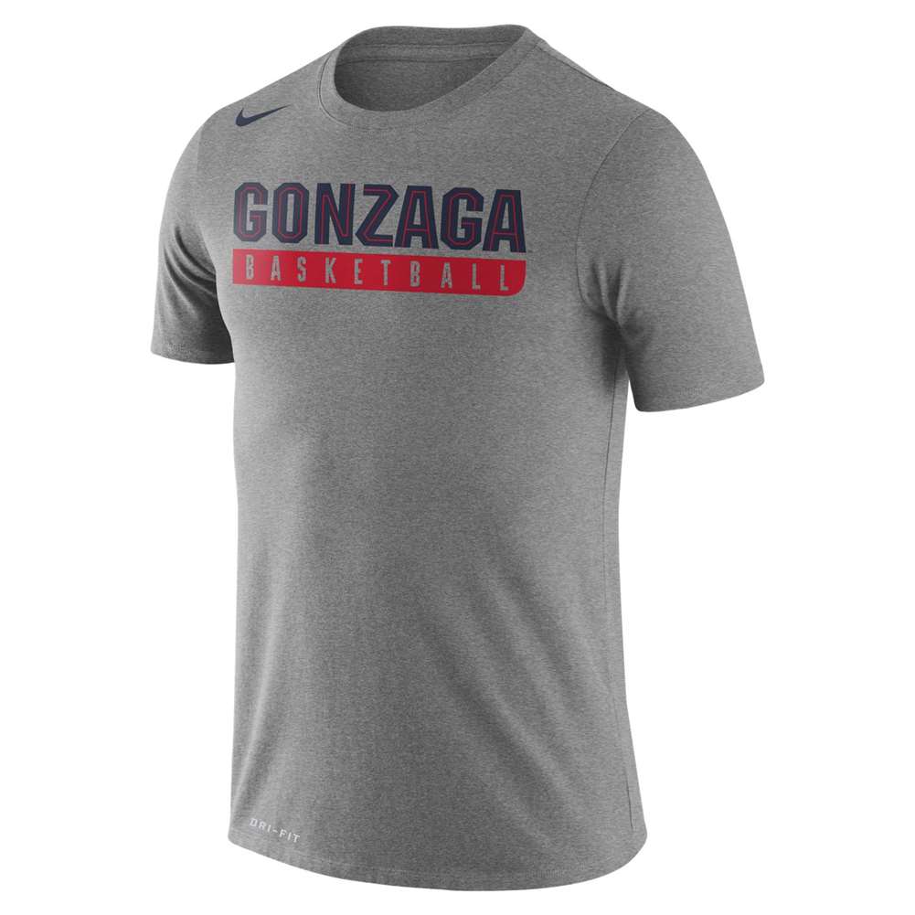 Nike Gonzaga Bulldogs Basketball Practice T-Shirt