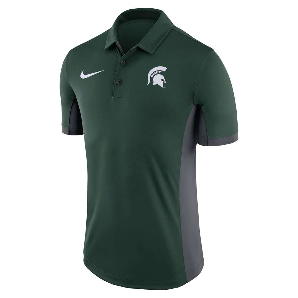 Nike Michigan State Spartans Dry Evergreen Polo