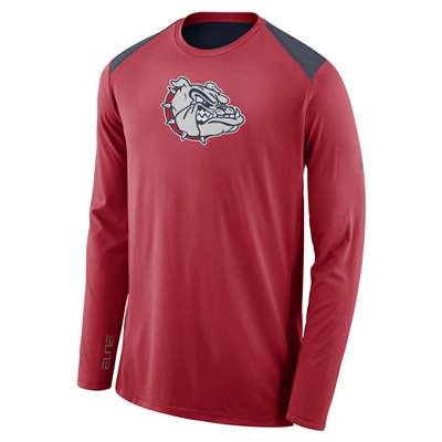 Nike Gonzaga Bulldogs Long Sleeve Shooter Shirt