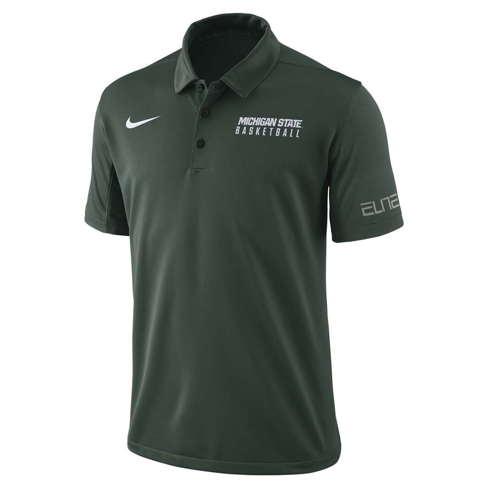 michigan state long sleeve polo