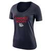 Nike Gonzaga Bulldogs Women's Cotton Basketball T-Shirt