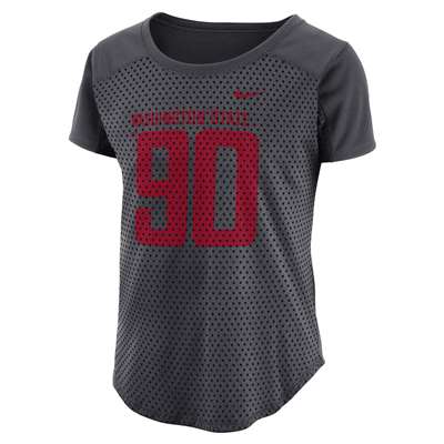 Nike Washington State Cougars Women's Football Jersey T-Shirt - #90