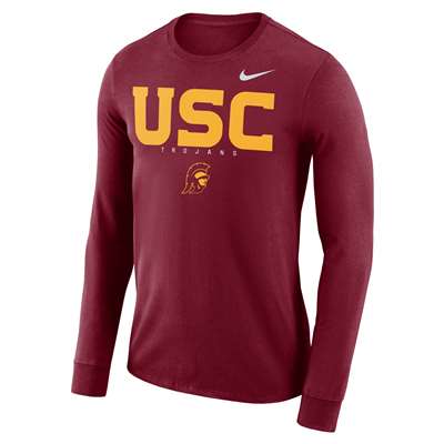 Nike USC Trojans Dri-FIT Facility Long Sleeve T-Shirt