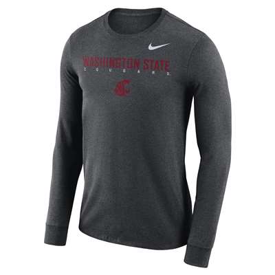 Nike Washington State Cougars Dri-FIT Facility Long Sleeve T-Shirt