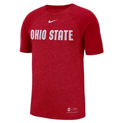 Nike Ohio State Buckeyes Marled Raglan T-Shirt