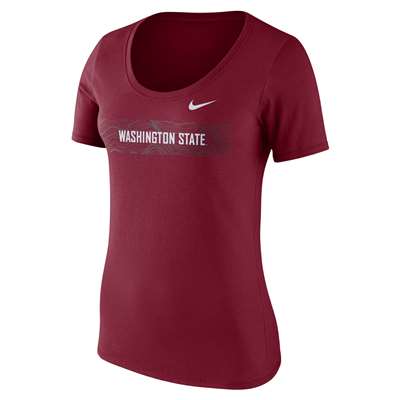 Nike Washington State Cougars Women's Sideline Scoop T-Shirt