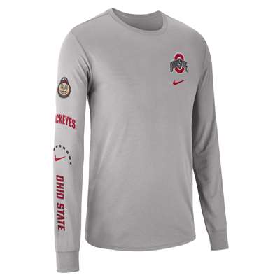 Nike Ohio State Buckeyes Long Sleeve Elevation T-Shirt