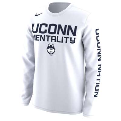 Nike Uconn Huskies L/S Mentality T-Shirt