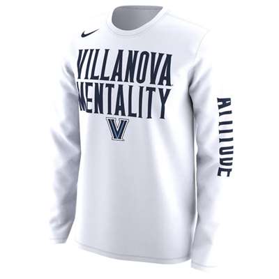 Nike Villanova Wildcats L/S Mentality T-Shirt