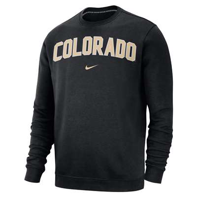 interior suma pequeño Nike Colorado Buffaloes Club Fleece Crew Sweatshirt