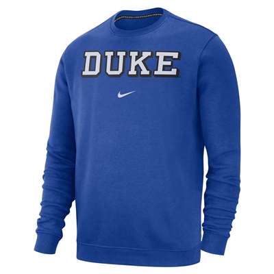 Nike Duke Blue Devils Club Fleece Crew 