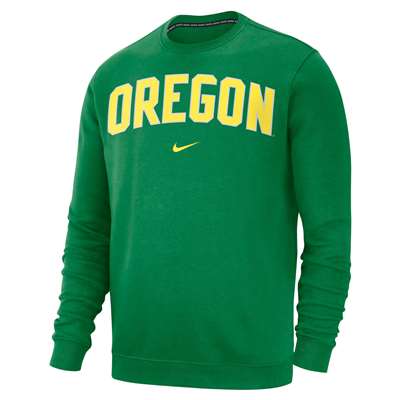Nike Oregon Ducks Club Fleece Crew Sweatshirt