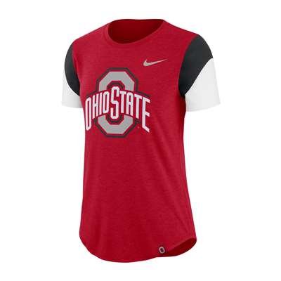 Nike Ohio State Buckeyes Women's Fan Crew T-Shirt