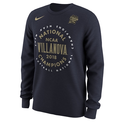 Nike Villanova Wildcats 2018 NCAA Champions Celebration Long Sleeve T-Shirt