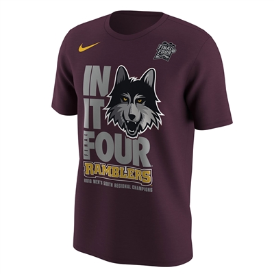 Nike Loyola Chicago Ramblers 2018 NCAA Basketball Final Four Bound T-Shirt