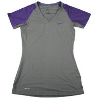 Nike Womens Pro Dri-FIT Performance V-Neck T-Shirt