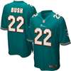 Nike Miami Dolphins Reggie Bush Game Jersey - Aqua Green #22