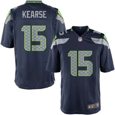 Nike Seattle Seahawks Jermaine Kearse Game Jersey - Navy #15