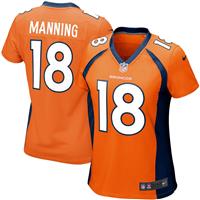 Nike Denver Broncos Women's Limited Peyton Manning Game Jersey - Orange #18