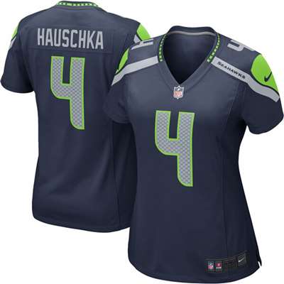 Nike Seattle Seahawks Women's Stephen Hauschka Game Jersey - Navy #4