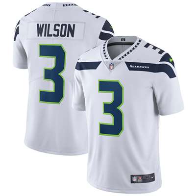 Nike Seattle Seahawks Russell Wilson Limited Game Jersey - White #3