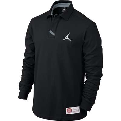 Jordan Chill'n Long Sleeve Rugby Shirt - Black