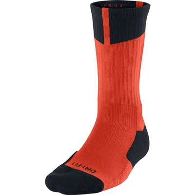 Air Jordan Dri-Fit Crew Socks - Orange/Black