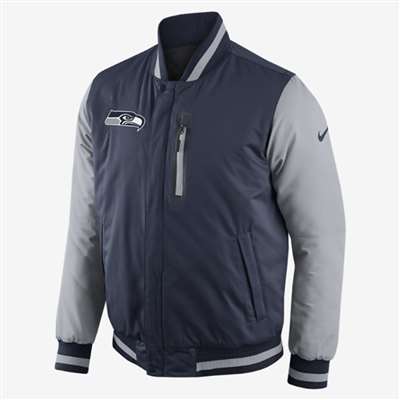 Nike Seattle Seahawks Reversible Warp Defender Padded Jacket