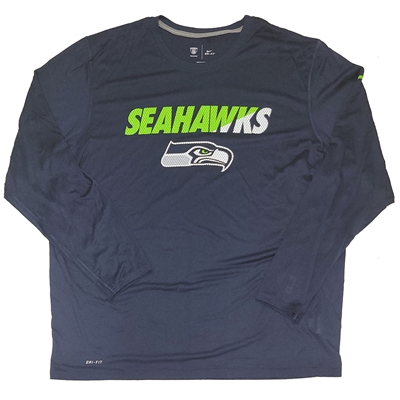 Nike Seattle Seahawks Dri-FIT Long Sleeve Perforat