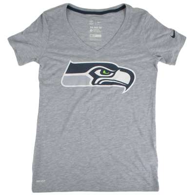 Nike Seattle Seahawks Women's Dri-FIT V-Neck T-Shirt