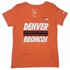 Nike Denver Broncos Women's Tri-Blend V-Neck T-Shi