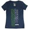 Nike Seattle Seahawks Women's Dri-FIT JDI V-Neck T-Shirt - Navy