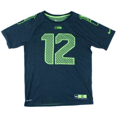 Nike Seattle Seahawks Dri-FIT Player Performance T-Shirt - #12