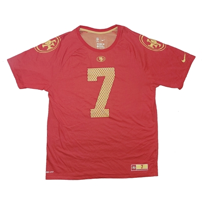 Nike San Francisco 49ers Dri-FIT Player Performance T-Shirt - #7