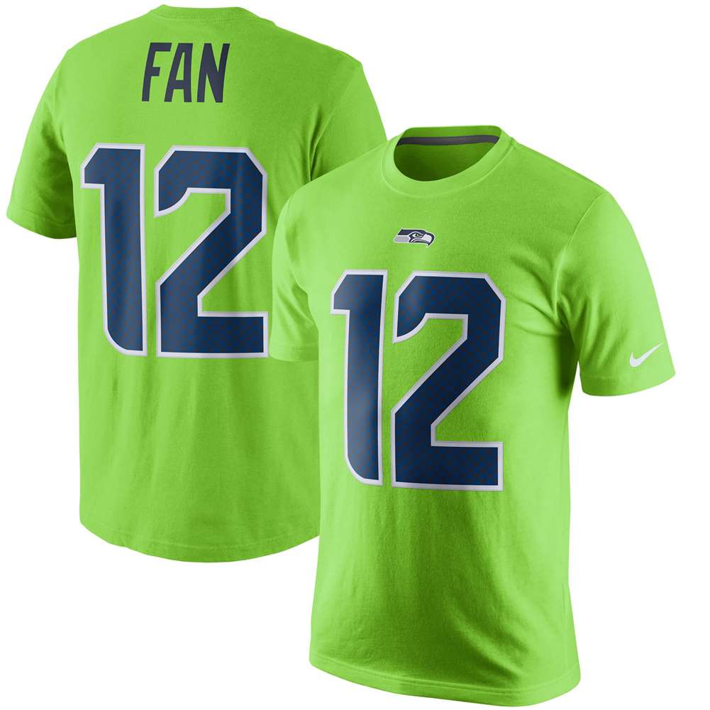 Nike Men's Seattle Fan #12 Green T-Shirt, Size: Medium, Team