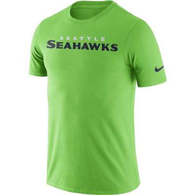 Nike Seattle Seahawks Dri-FIT Essential Wordmark Performance T-Shirt