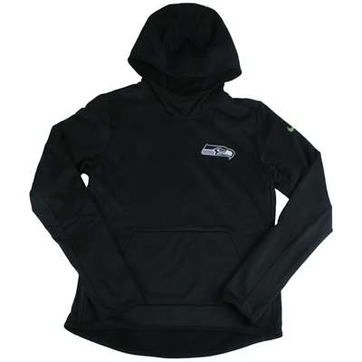 Nike Seattle Seahawks Women's Therma-FIT Hoodie - Black