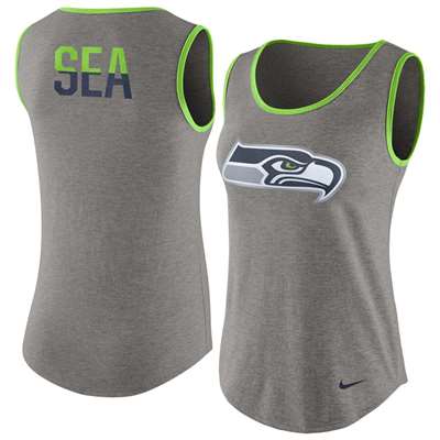 Nike Seattle Seahawks Women's Tri-Blend Tank Top