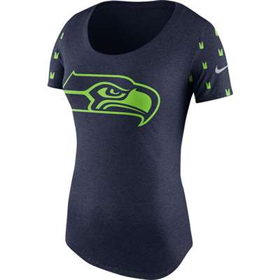 Nike Seattle Seahawks Women's Scoop Neck T-Shirt - Emerald City