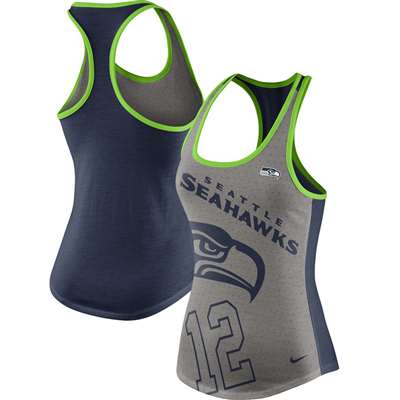 Nike Seattle Seahawks Women's Dri-FIT Racerback Football Tank Top