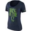 Nike Seattle Seahawks Women's Cotton T-Shirt - Bring on the 12