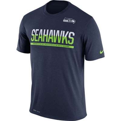 Nike Seattle Seahawks Dri-FIT Team Practice Performance T-Shirt