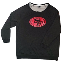 Nike San Francisco 49ers Women's Baggy Crew Sweatshirt