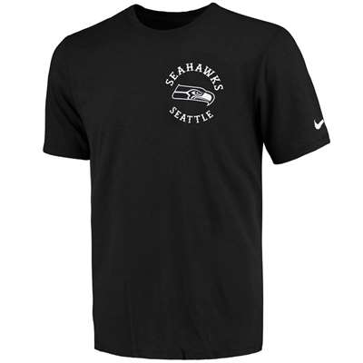 Nike Seattle Seahawks Tri-Blend T-Shirt - Black