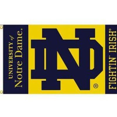 Notre Dame 'nd' 3' X 5' Flag