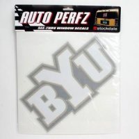 Brigham Young Perforated Vinyl Window Decal