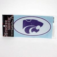 Kansas State High Performance Decal - Primary Logo In Oval