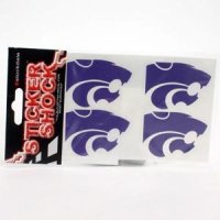 Kansas State High Performance Decal - Primary Logo 4-pack