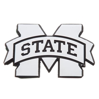 Mississippi State Metal Chromed Auto Emblem