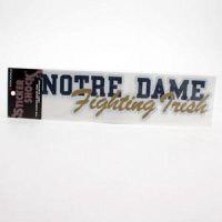 Notre Dame High Performance Decal - Nd W/fighting Irish